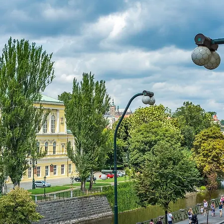 Riverside With A Balcony Prága